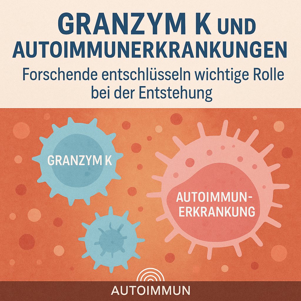 Titelgrafik: Die Rolle von Granzym K bei der Entstehung von Autoimmunerkrankungen